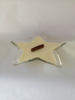glass star candle