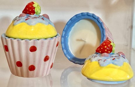 ceramic cupcake trinket