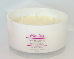 50cl - white gloss candle