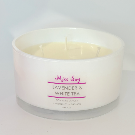 50cl - white gloss candle