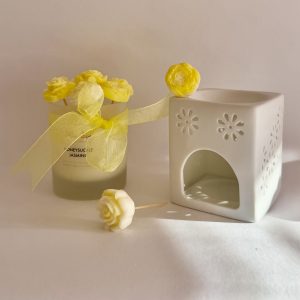 Two-in-One Luxury Soy Wax Candle with Melt Picks - Honeysuckle Jasmine