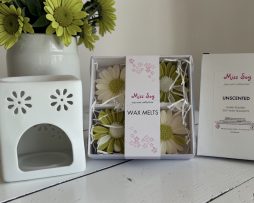 Luxury Soy Wax Daisy Melt Gift Box - LIME BASIL & MANDARIN
