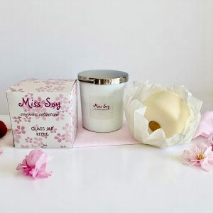 Scented Soy Candle Refill - Bamboo & White Grapefruit