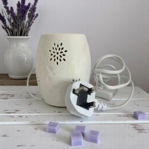 White Ceramic Electric Wax Melt Burner