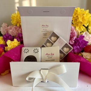Wax Melts Burner and Soy Melts Gift Box - Nine Signature Fragrances