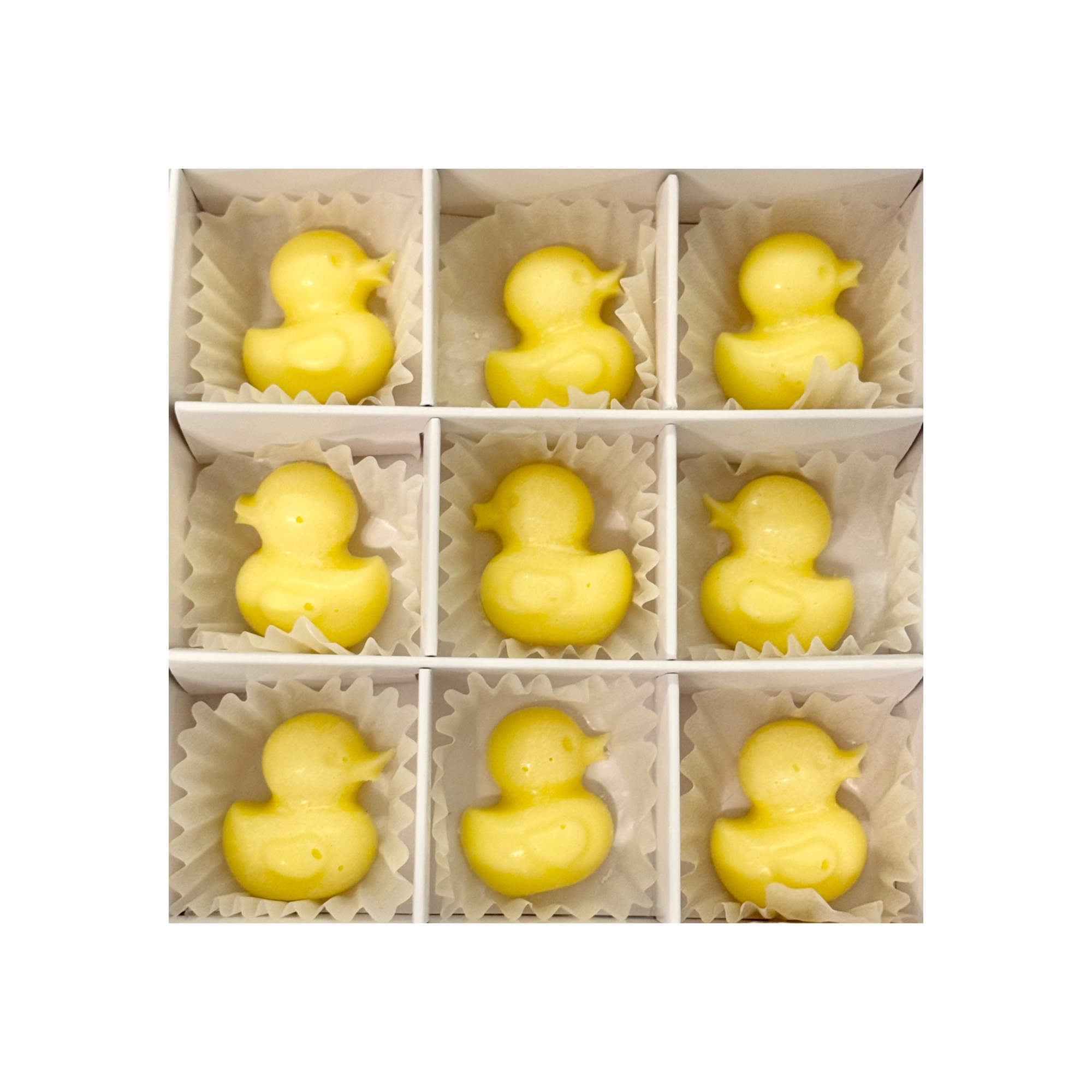 Wax Melts Gift Box - Nine Soy Wax Ducks in Baby Powder Fragrance - Image 2