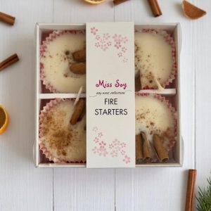 Miss Soy Ltd - fire starters - red hot cinnamon